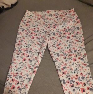 Women's Floral denim jegging